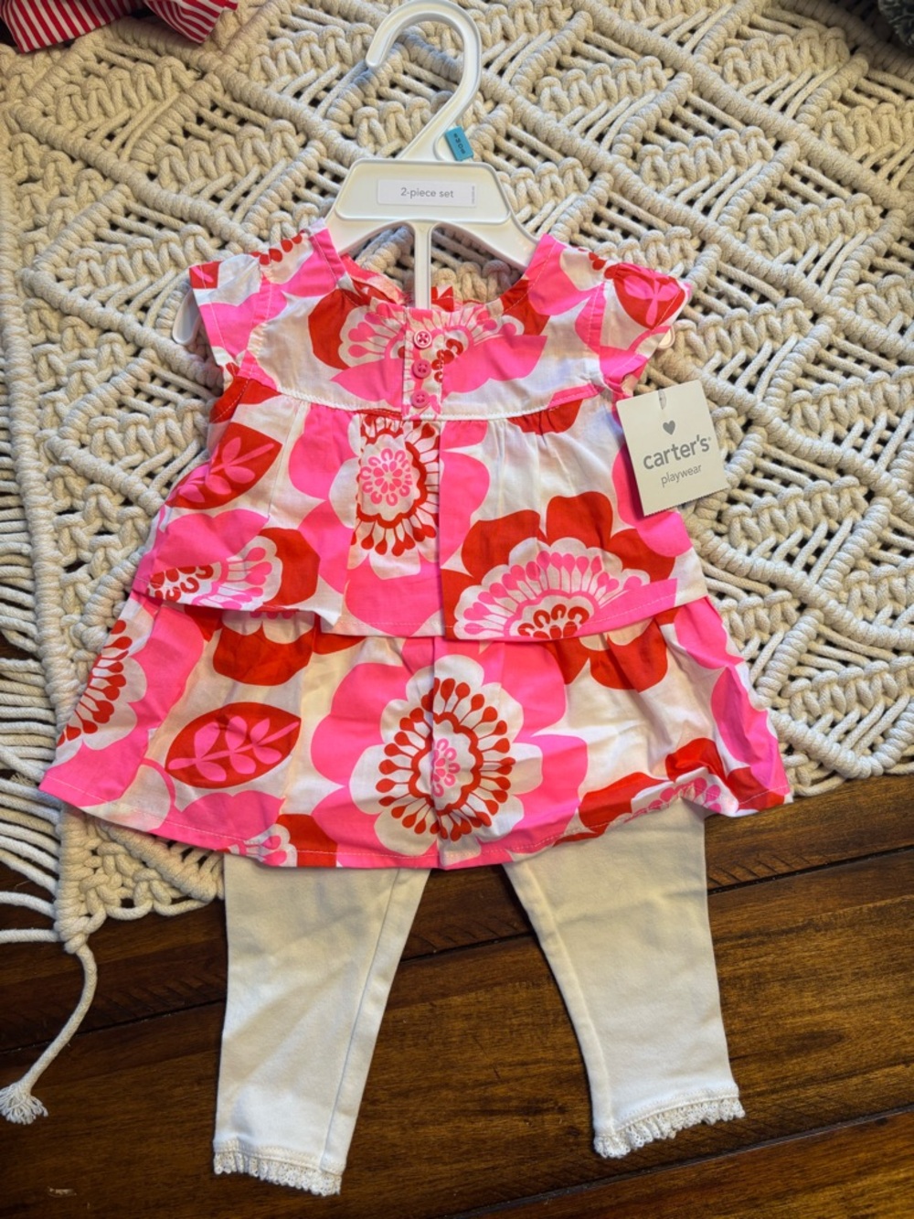 New vintage Carters top and pants set. Size 6 months.